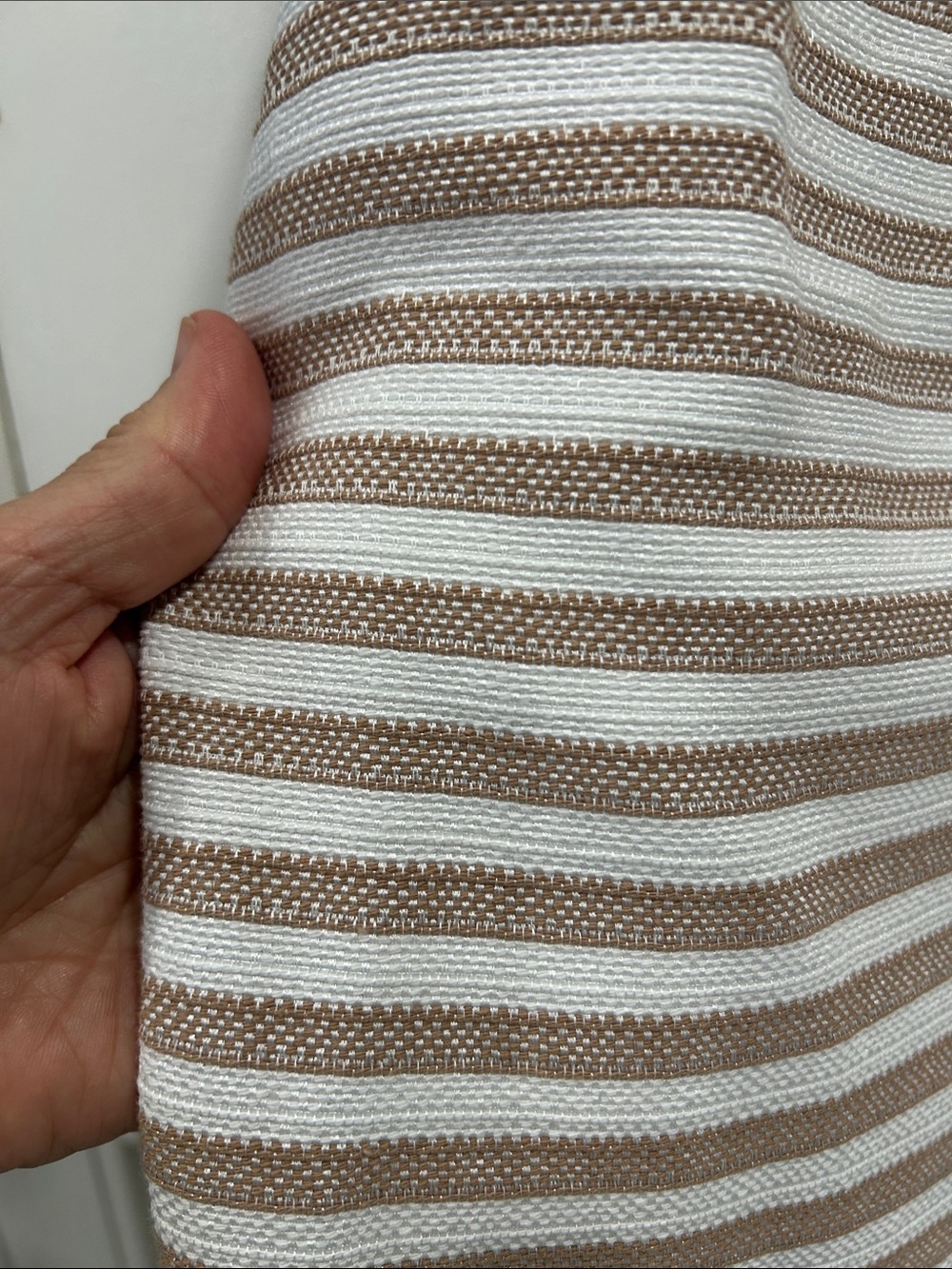 NWT Talbots Plus Sunlight Stripe Cotton Blend Beachy Nautical Shift Dress - 18W - Picture 8 of 11